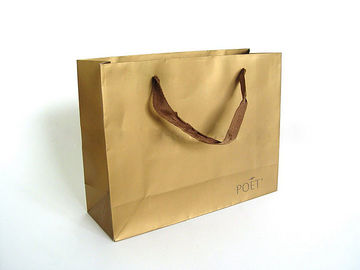 высококачественные отпечатанные сумки бумаги воска ремесла Брауна для ходить по магазинам